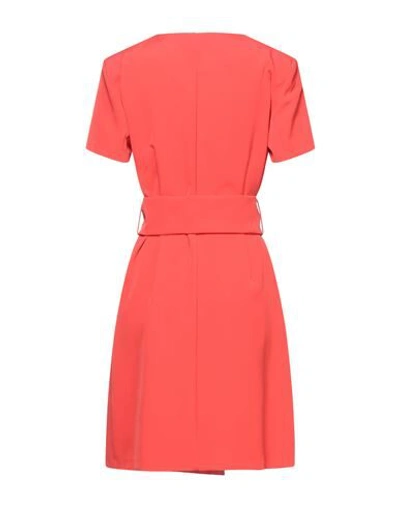 Shop Access Fashion Short Dresses In Coral