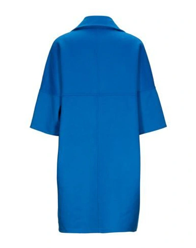 Shop Steffen Schraut Coats In Bright Blue