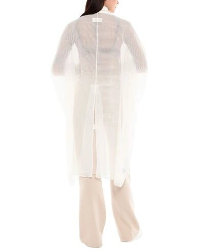 Maison Margiela Overcoats In White