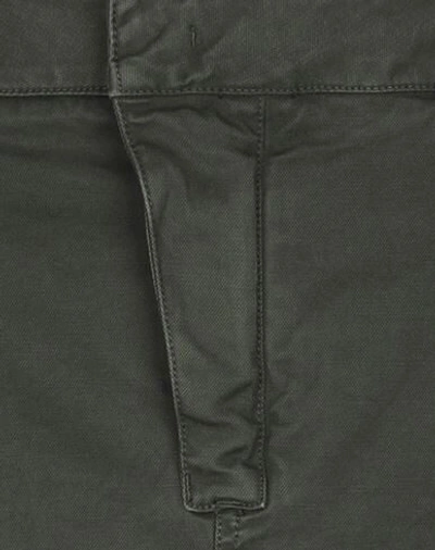 Shop Mason's Woman Mini Skirt Military Green Size 6 Cotton, Elastane