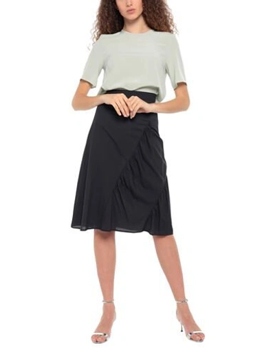 Wood Wood Midi Skirts In Blue