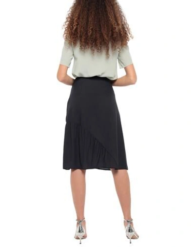 Wood Wood Midi Skirts In Blue