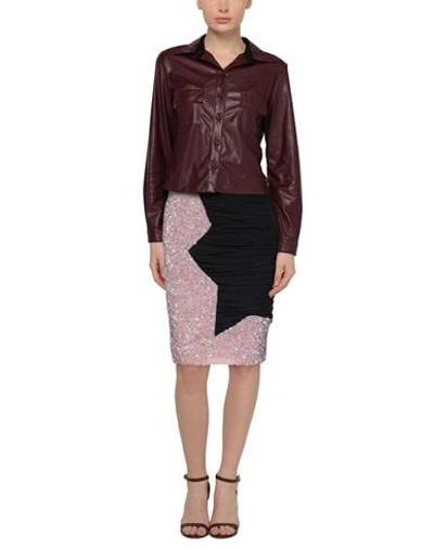 Moschino Midi Skirts In Black