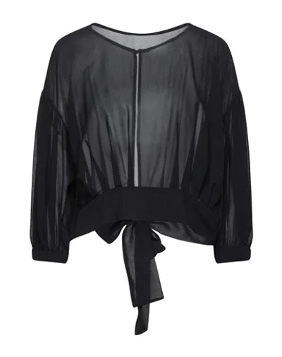 Shop Soallure Woman Top Black Size 8 Polyester