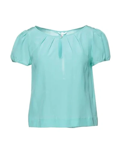 Shop Sophie Blouses In Turquoise