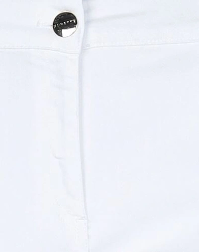 Shop Nenette Woman Jeans White Size 25 Cotton, Elastomultiester, Elastane