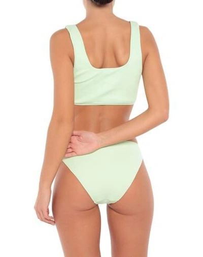 Shop Ganni Bikini In Light Green
