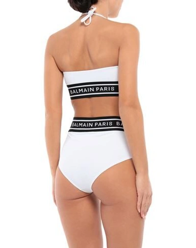 Shop Balmain Bikinis In White