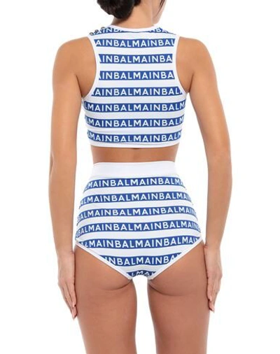 Shop Balmain Bikini In Blue