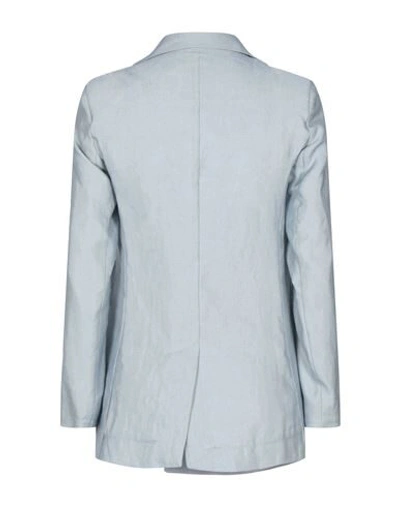 Shop Actualee Suit Jackets In Sky Blue