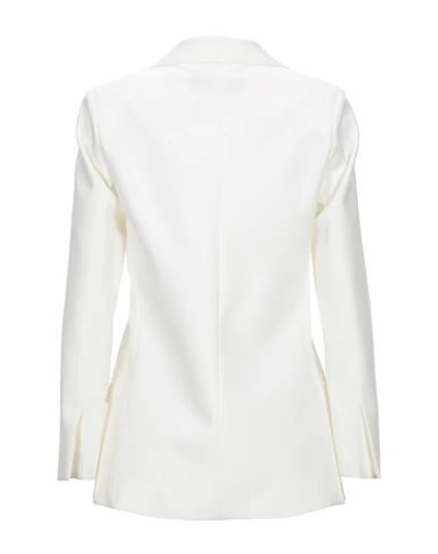 Shop Alberta Tanzini Suit Jackets In White