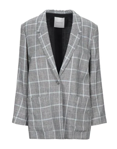 Shop Humanoid Suit Jackets In Grey