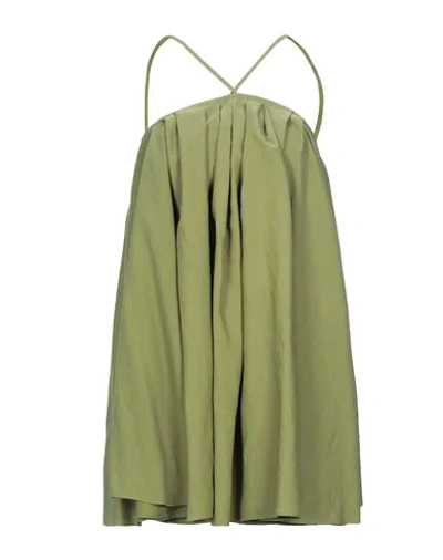 Shop Actualee Short Dresses In Military Green