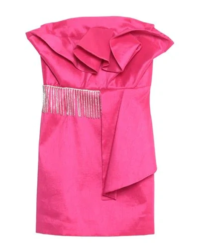 Shop 5rue Short Dresses In Fuchsia