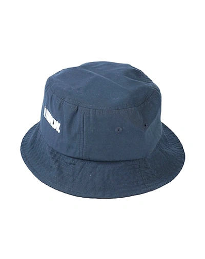 Shop Wood Wood Hats In Dark Blue