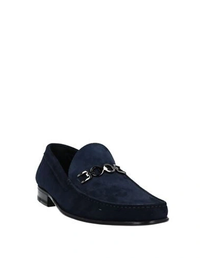 Shop A.testoni Loafers In Dark Blue