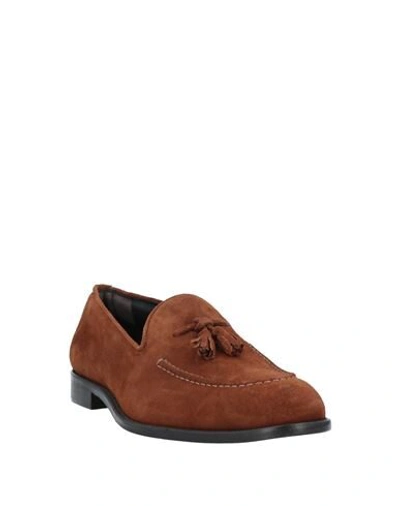 Shop Ahora Napoli Loafers In Brown