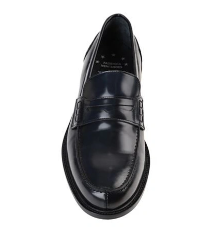 Shop Veni Shoes Loafers In Black