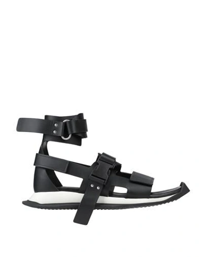 Shop Rick Owens Sandals In Black