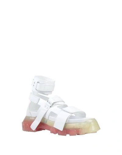 Shop Rick Owens Sandals In White