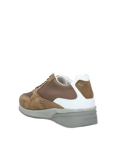 Shop Alberto Guardiani Sneakers In Brown