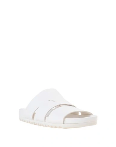 Shop Rick Owens Sandals In White