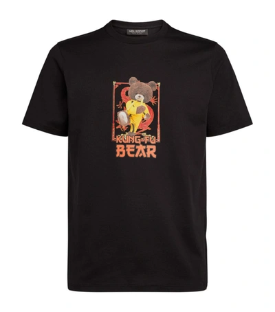Shop Neil Barrett Kung-fu Bear T-shirt