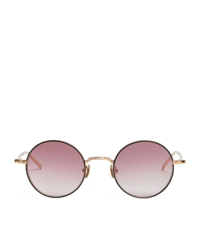 Shop Matsuda Rose Gold Sunglasses