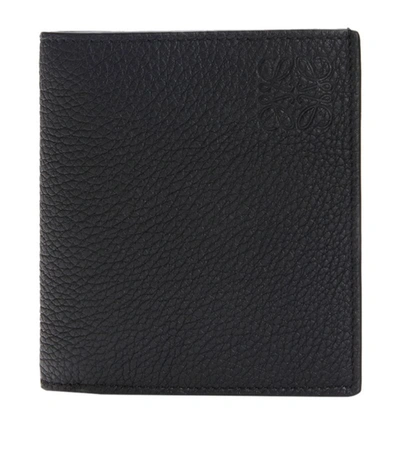 Shop Loewe Grained Leather Zip-around Wallet