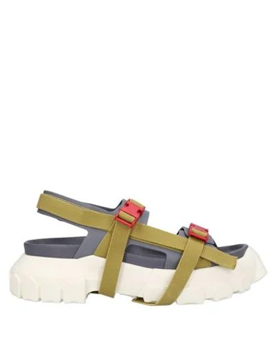 Shop Rick Owens Sandals In Grey