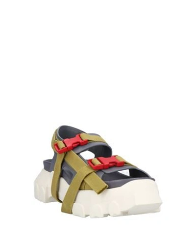 Shop Rick Owens Sandals In Grey