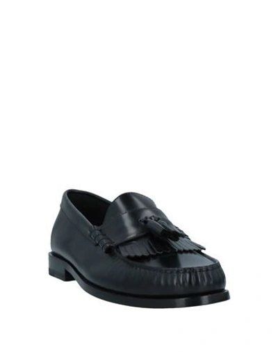 Shop Celine Loafers In Black