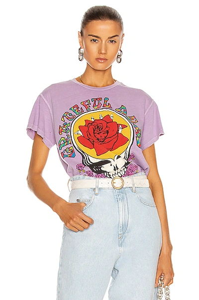 Shop Madeworn Grateful Dead Tee In Lilac