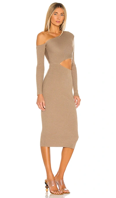 Camila Coelho Nahla Knit Dress In Sage