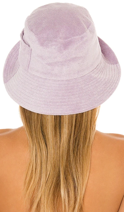 Shop Lack Of Color Wave Bucket Hat In Lavender Terry