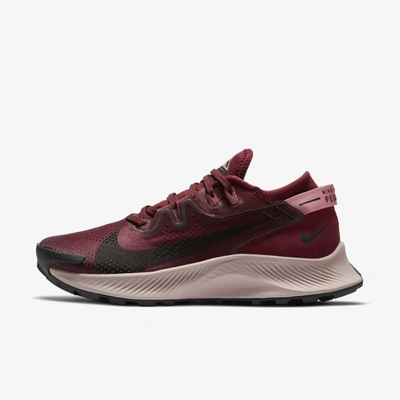 Shop Nike Pegasus Trail 2 Women's Trail Running Shoe (dark Beetroot) - Clearance Sale In Dark Beetroot,desert Berry,platinum Tint,black