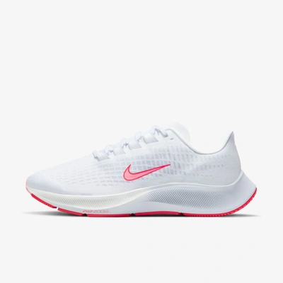 Shop Nike Air Zoom Pegasus 37 Vt Women's Running Shoe In White,bright Crimson,football Grey,sunset Pulse
