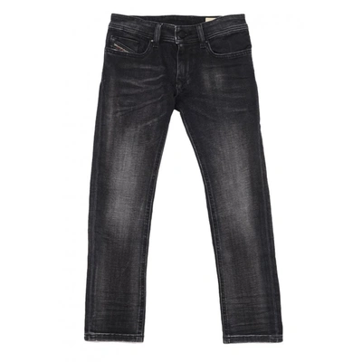 Shop Diesel Sleenker Jeans In Grey