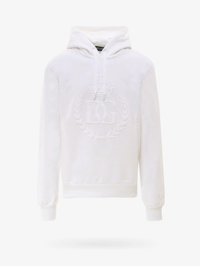Shop Dolce & Gabbana Sweatshirt In White
