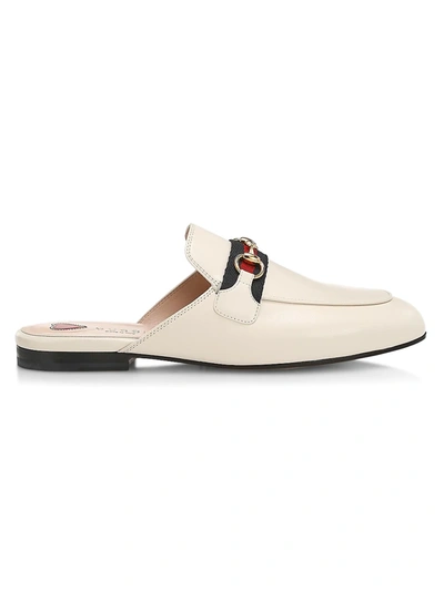 Shop Gucci Slippers In Mystic White