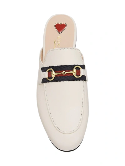 Shop Gucci Slippers In Mystic White