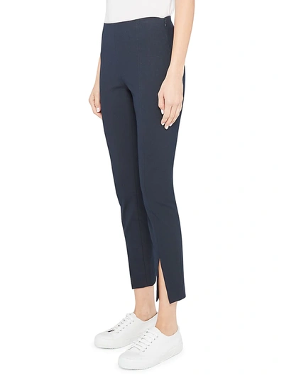 Shop Theory Eco Slit Leggings In Navy Ink