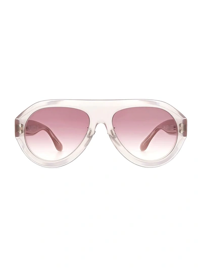 Shop Isabel Marant Darly 57mm Aviator Sunglasses In Beige