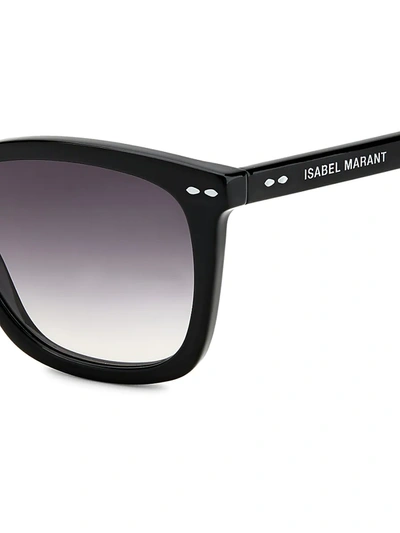 Shop Isabel Marant Women's Zelia 55mm Square Sunglasses In Brown