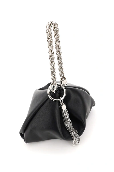 Shop Jimmy Choo Callie Evening Clutch With Chain In Black