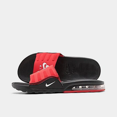Shop Nike Air Max Camden Slide Sandals In Black/white/university Red