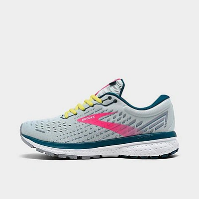 Shop Brooks Women's Ghost 13 Running Shoes In Ice Flow/pink/pond