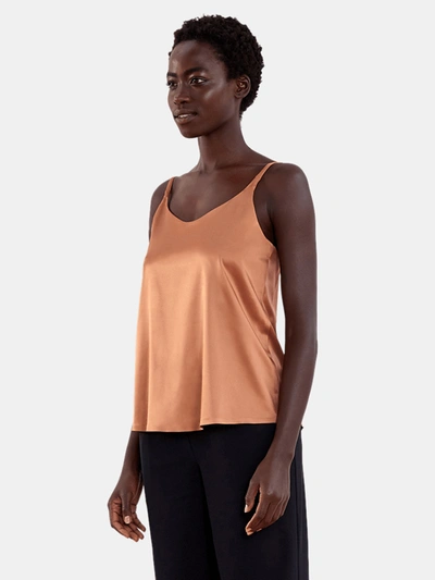Shop Aday Take-off Tank In Brown