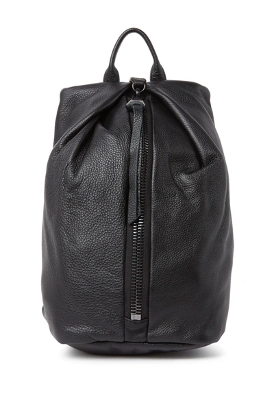 Shop Aimee Kestenberg Tamitha Leather Backpack In Black W/ Black