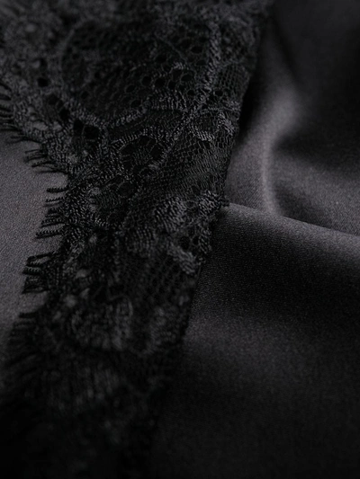 Shop La Perla Exotique Long Nightgown In Black
